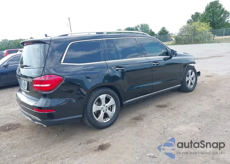 2017 Mercedes-Benz Gls 450 4Matic z USA, uszkodzony, nr VIN 4JGDF6EE3HA865344
